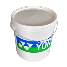 Yonex Balleimer Plastik (für maximal 72 Tennisbälle) leer weiss - 1 Eimer